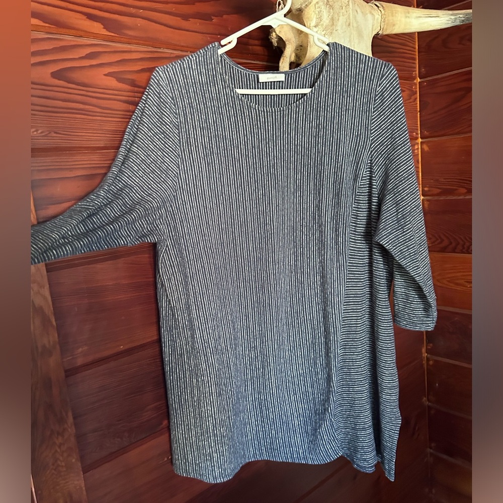 J. Jill natural fiber tunic top